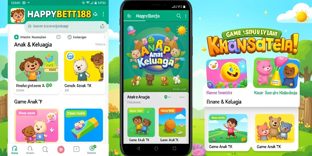 Screenshot menunjukkan antarmuka permainan edukatif dalam HAPPYBET188.