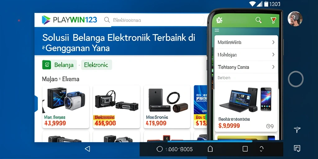 Antarmuka pengguna <strong>PLAYWIN123</strong> yang modern dan mudah digunakan.